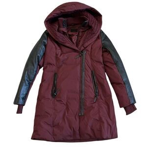 Rudsak Atelier Noir Winter Down Jacket Coat Leather *READ* - Women’s Large